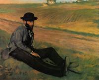 Degas, Edgar - Eugene Manet, Brother to Edouard Manet